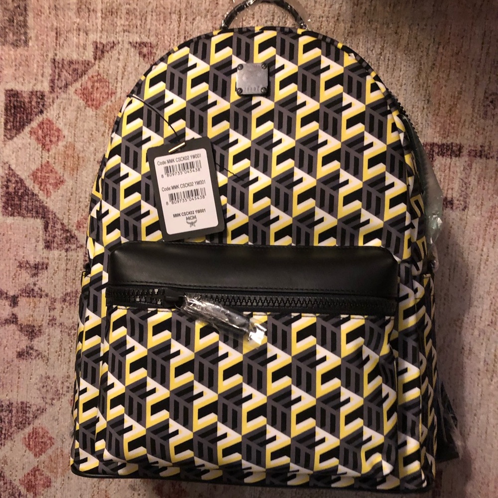 MCM large Stark Cubic backpack (Authentic )